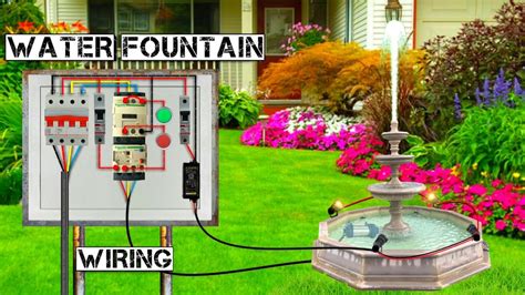 outdoor water fountain wiring diagram